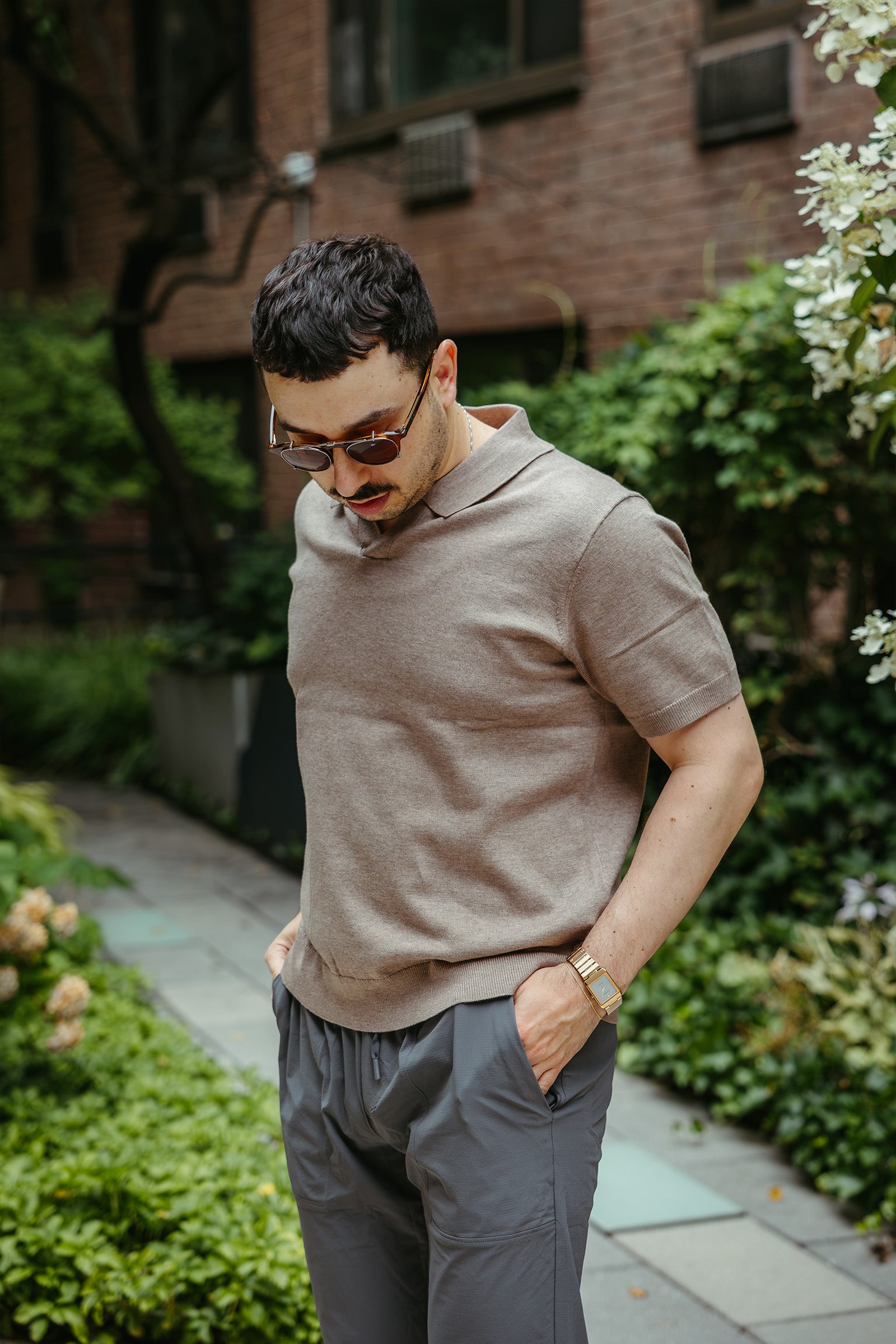 Sweater Polo Oatmeal