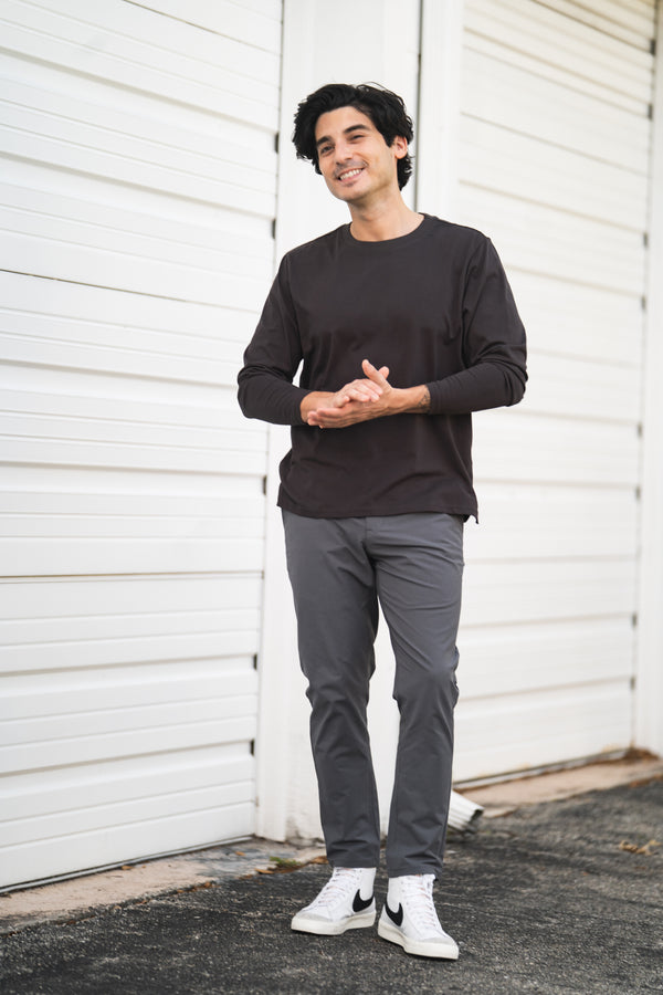 Coda Tech Chino Charcoal