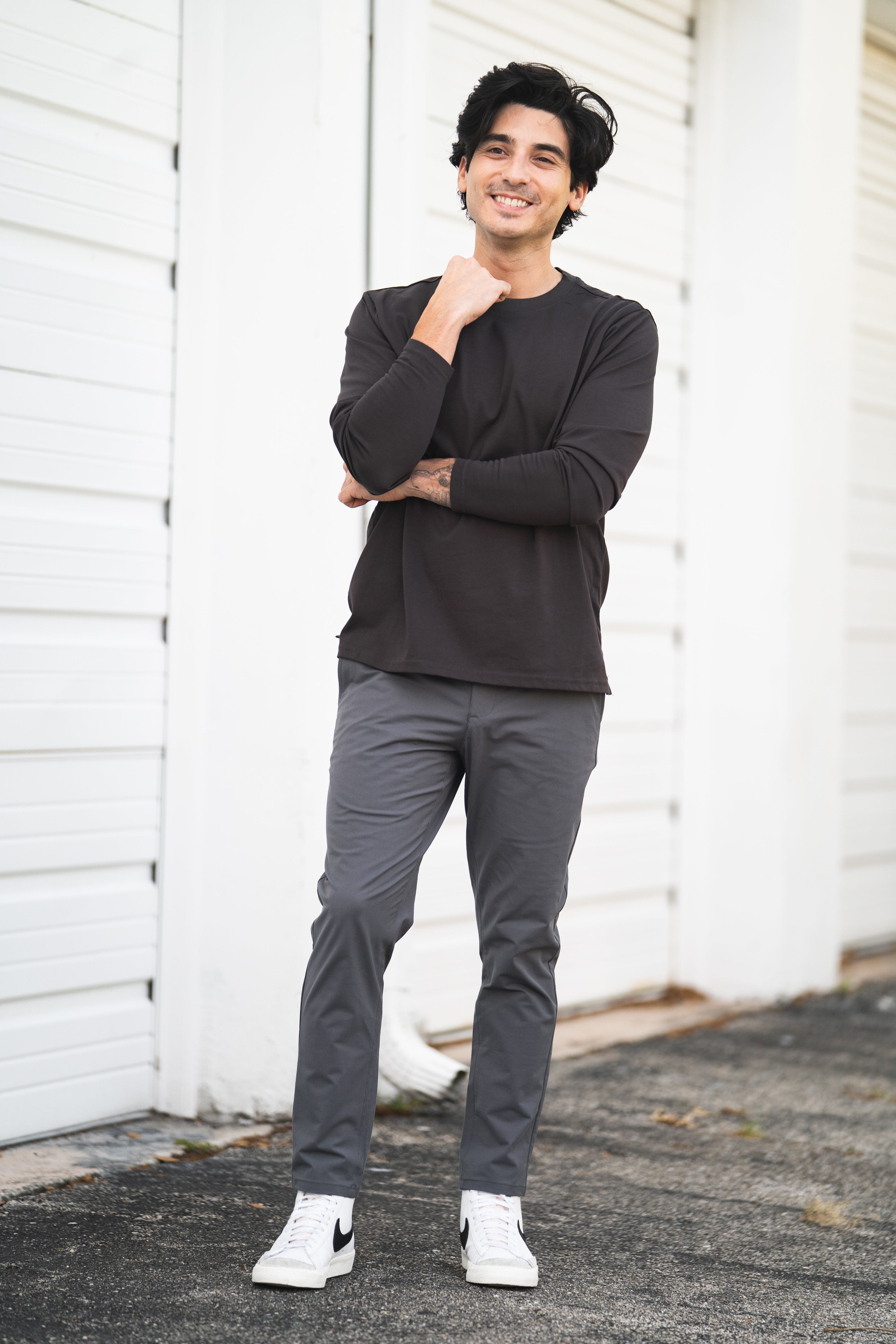 Coda Tech Chino Charcoal