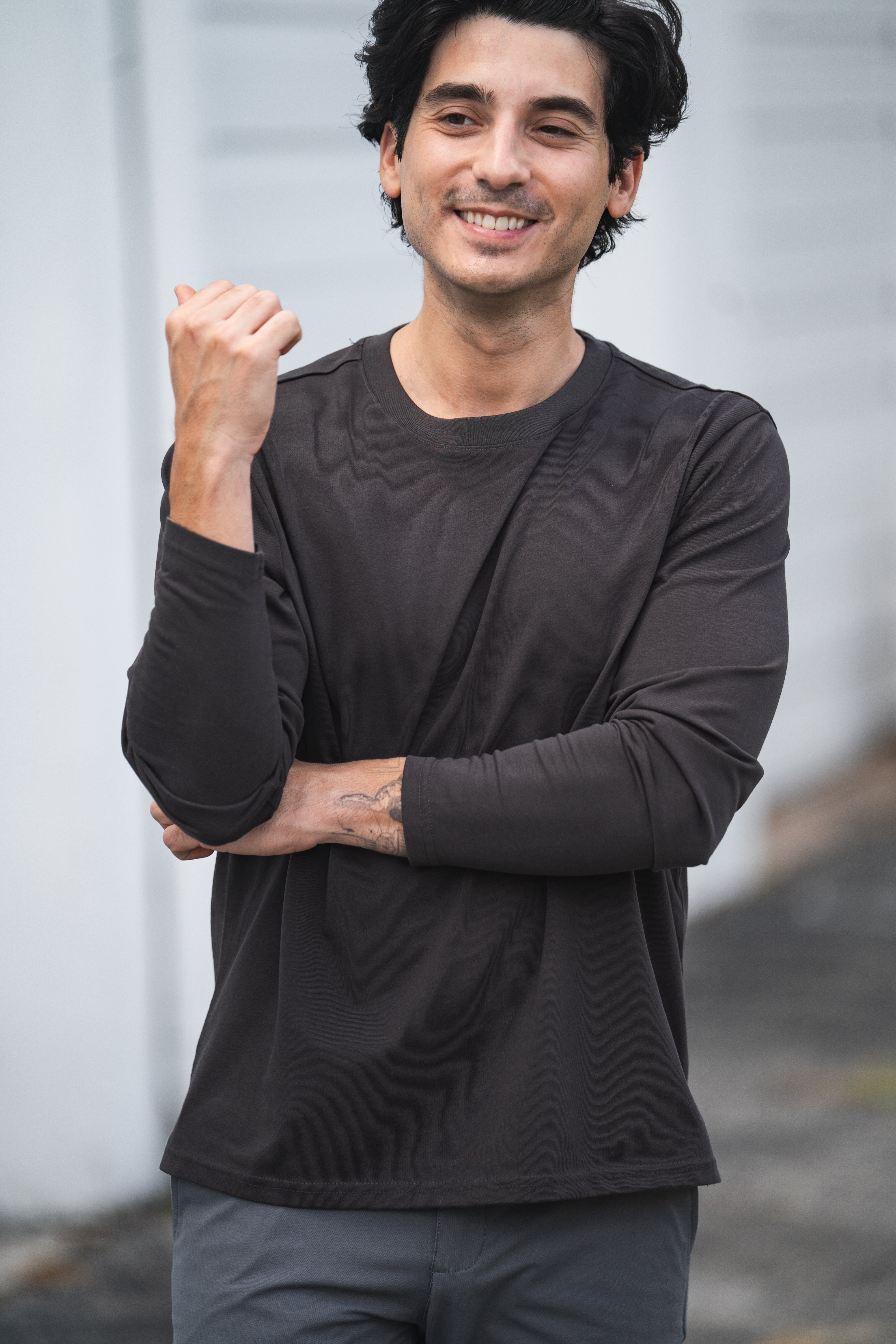 Long Sleeve Core T-Shirt Iron