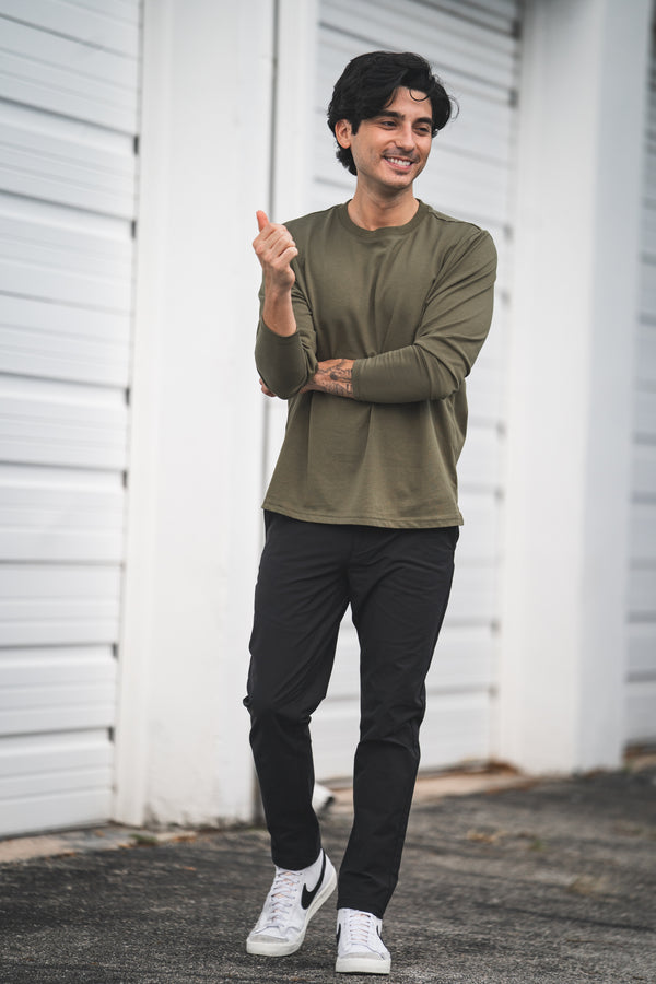 Long Sleeve Core T-Shirt Olive
