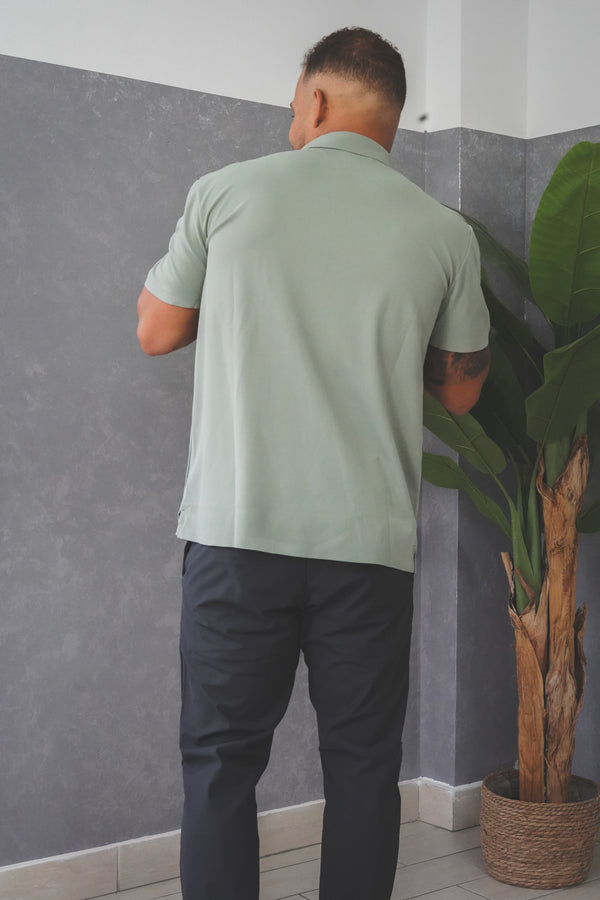 Tech Polo Green Tea