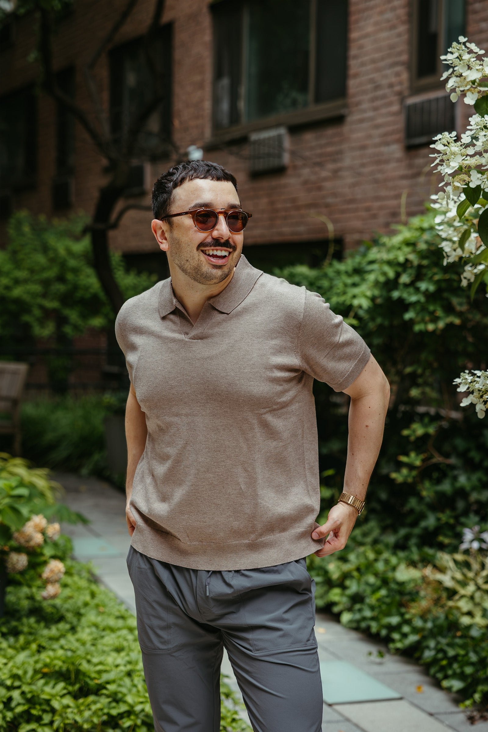 Sweater Polo Oatmeal