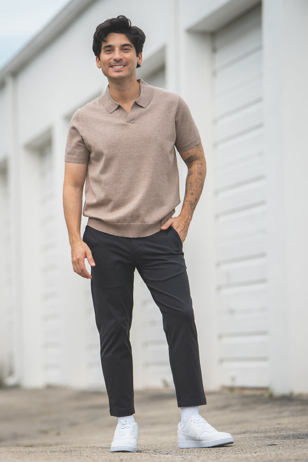 Sweater Polo Oatmeal