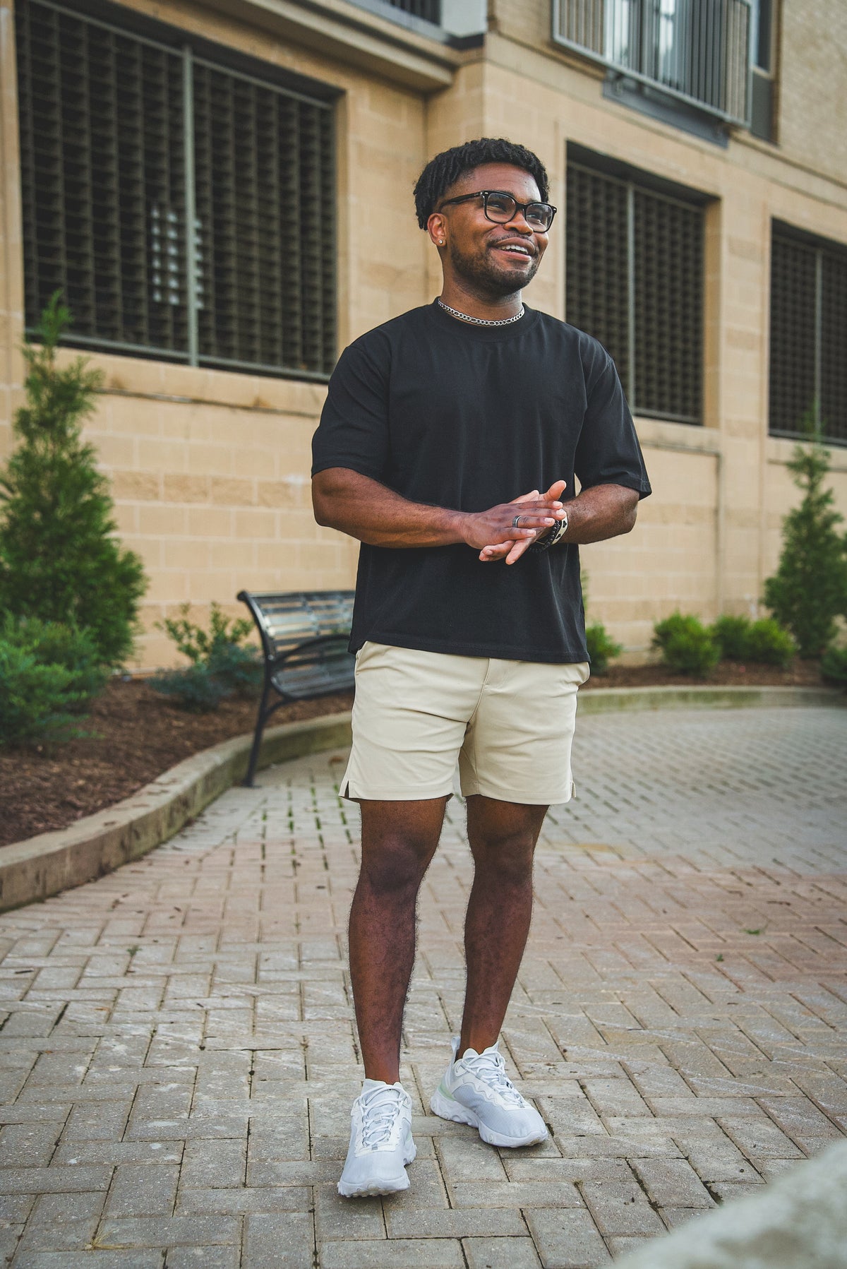 Pace Performance Shorts Khaki
