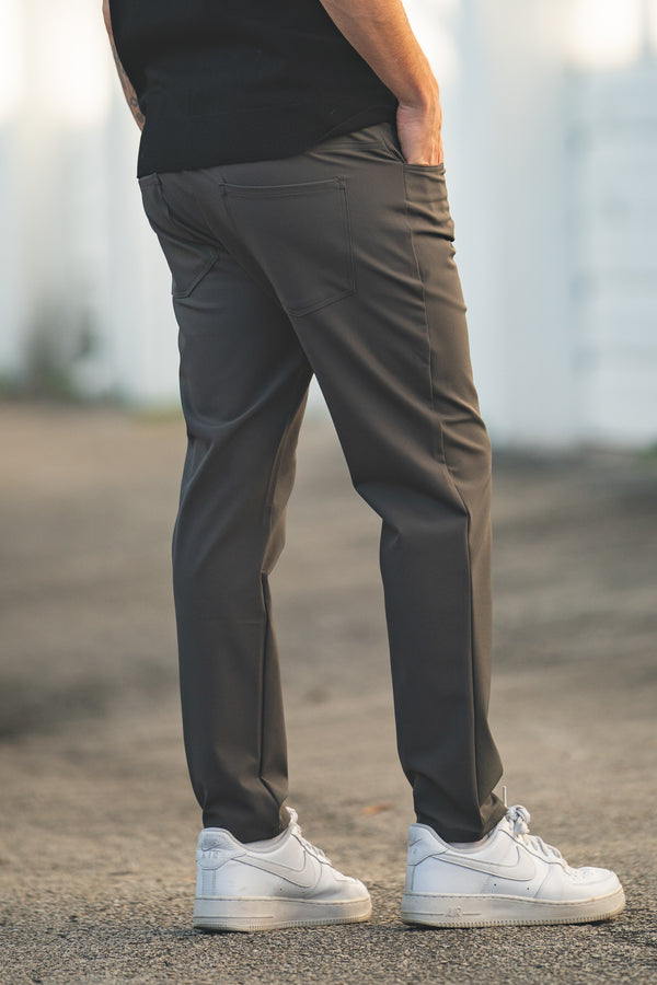 Super Stretch Performance Pants 5 Pocket Charcoal