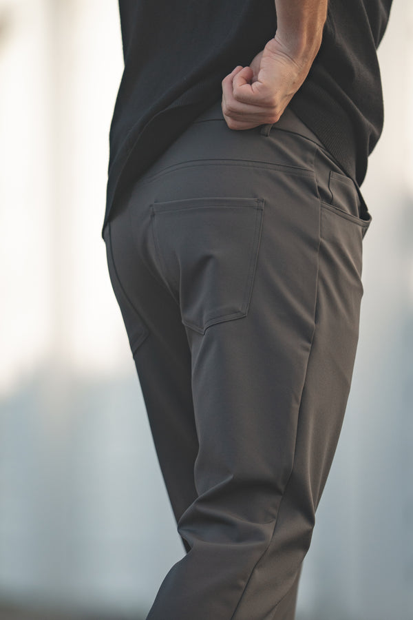 Super Stretch Performance Pants 5 Pocket Charcoal