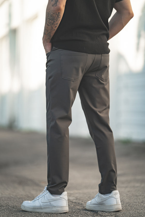 Super Stretch Performance Pants 5 Pocket Charcoal
