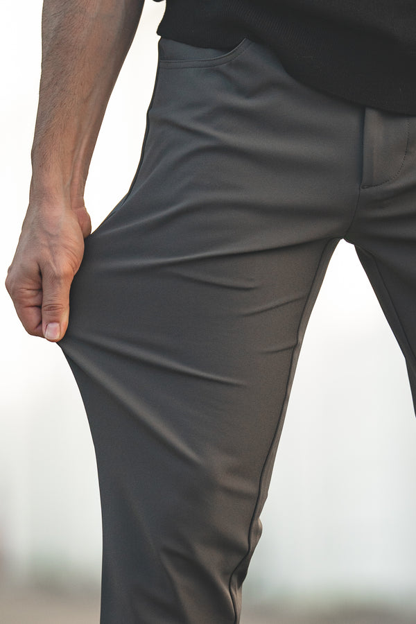 Super Stretch Performance Pants 5 Pocket Charcoal
