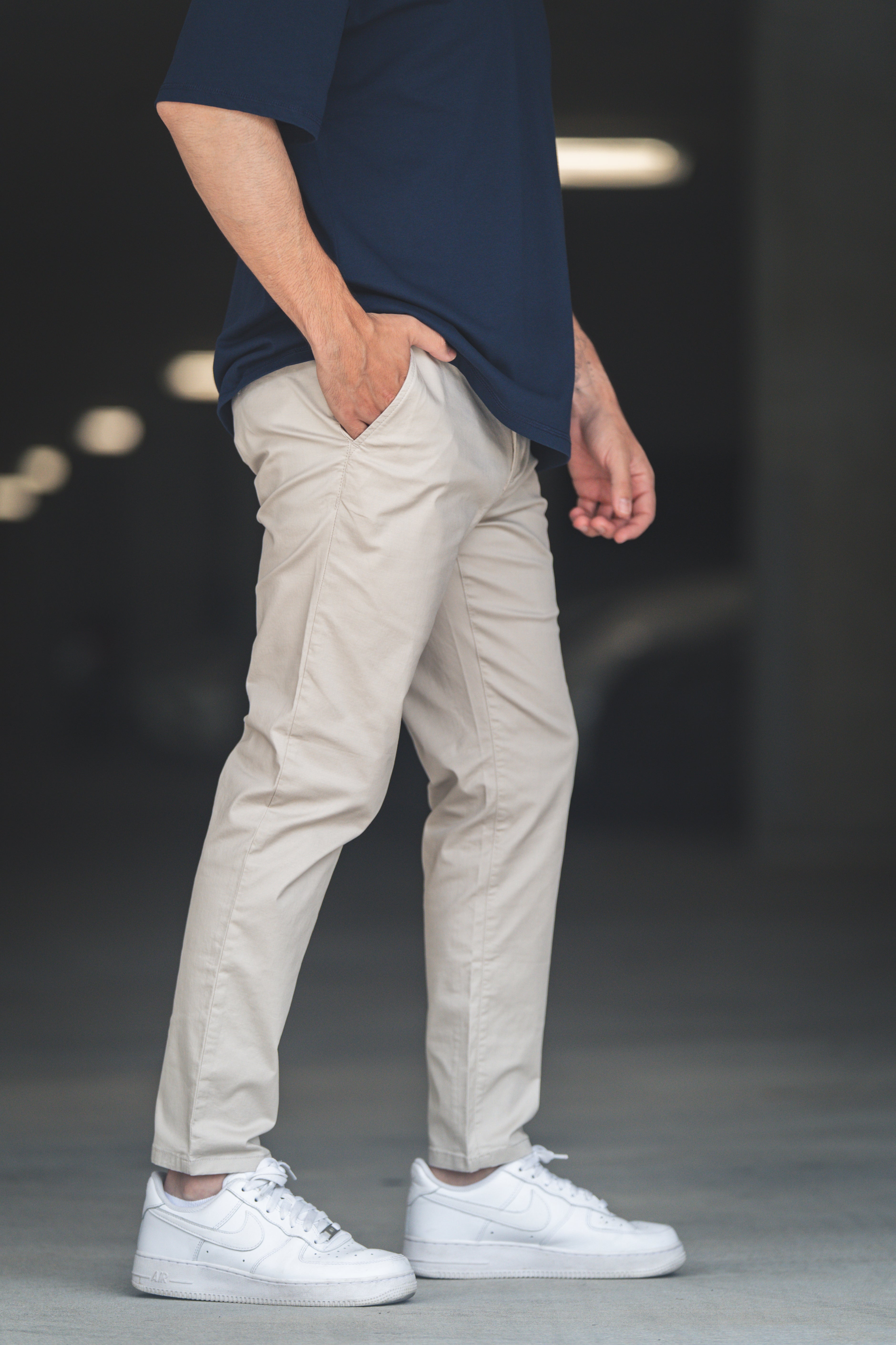 Lightweight Stretch Chino Sand