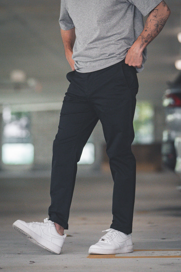Straight Fit Core Stretch Chino Black