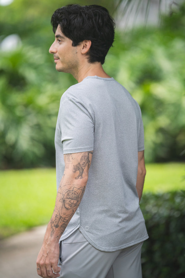 Running T-Shirt Light Gray