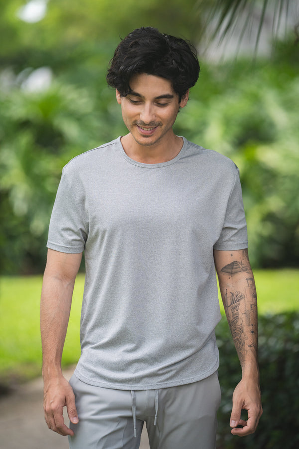 Running T-Shirt Light Gray