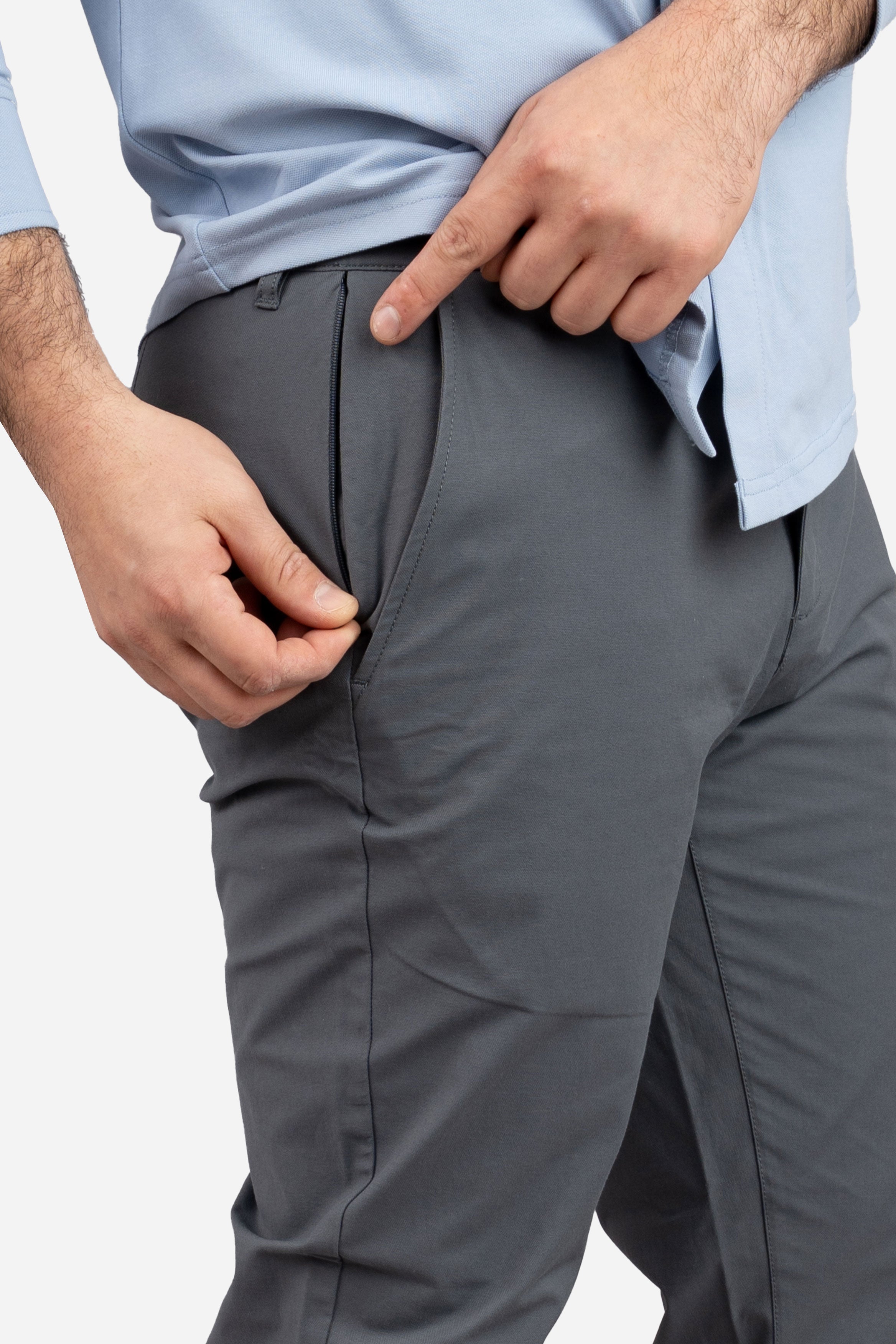 Coda Tech Chino Charcoal