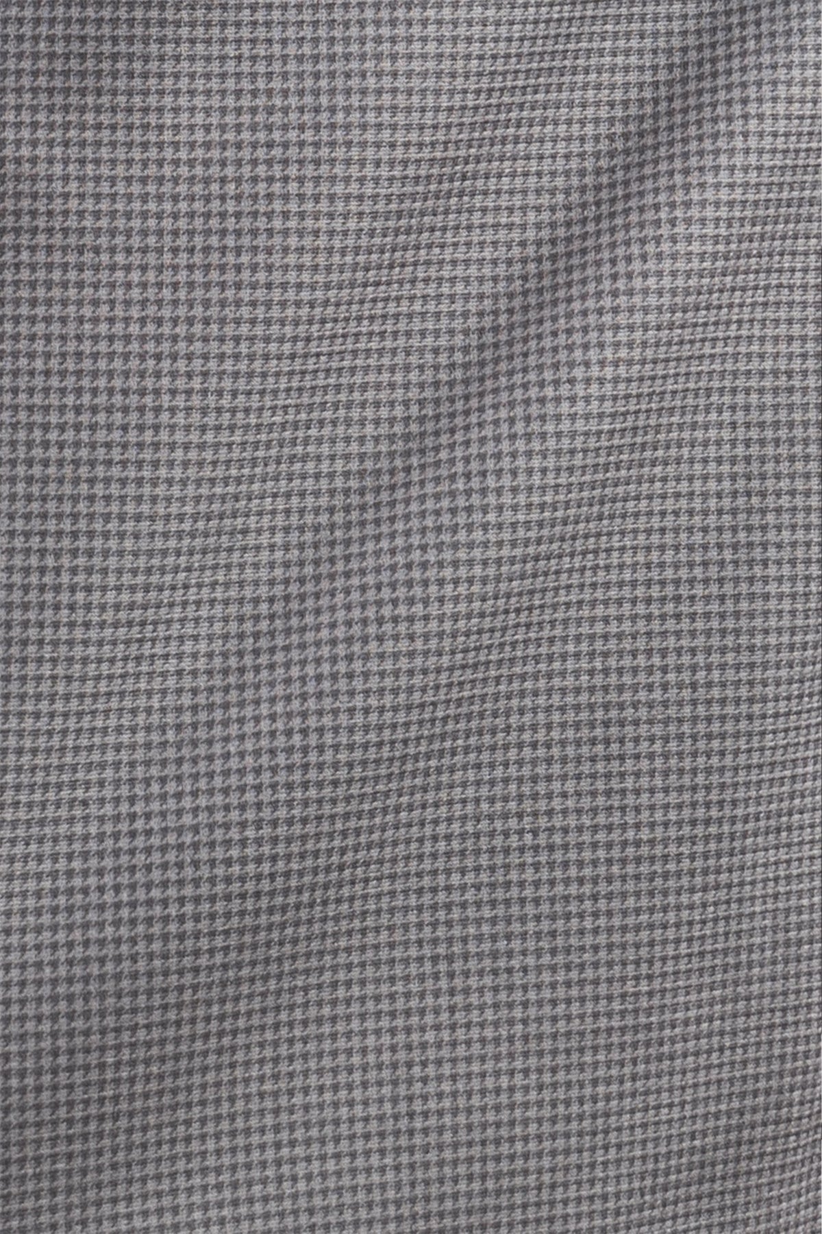 Cozy Overshirt Gray Houndstooth