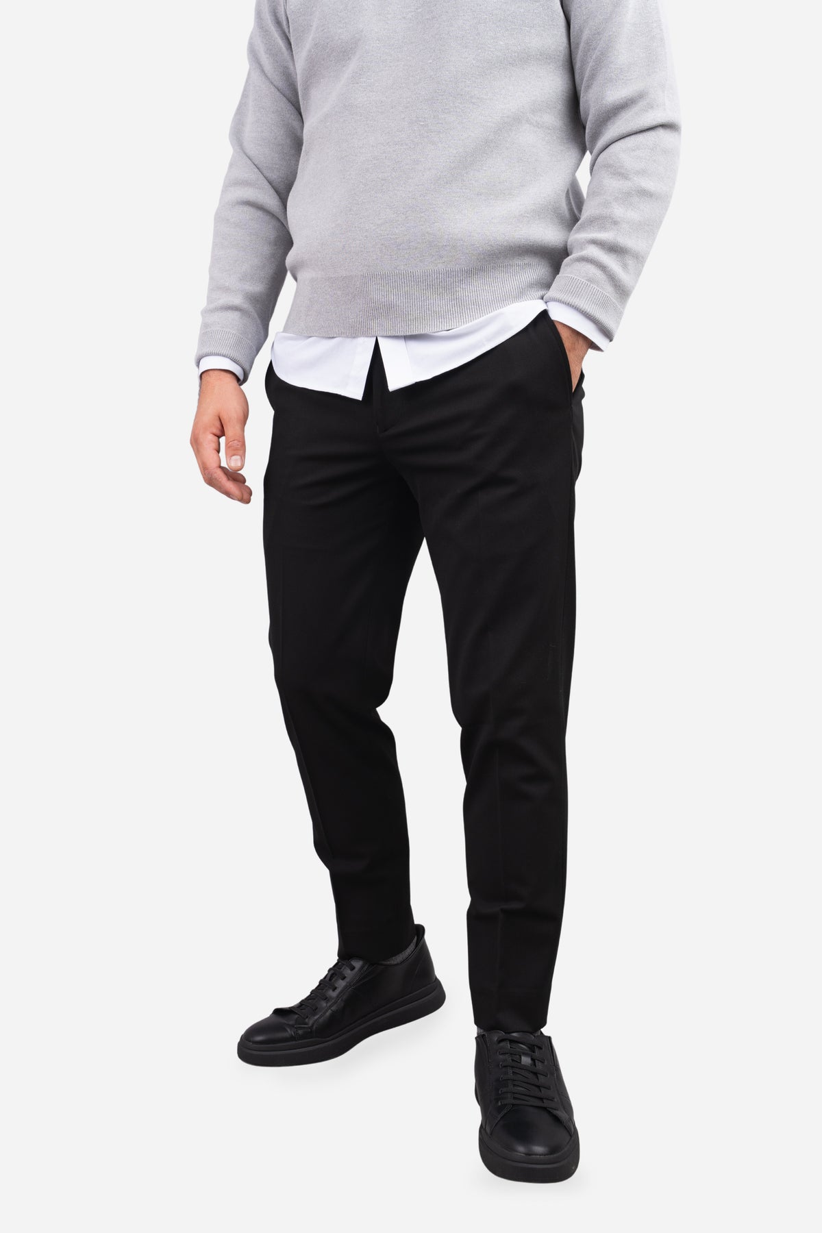 Dean Stretch Twill Dress Pants Black