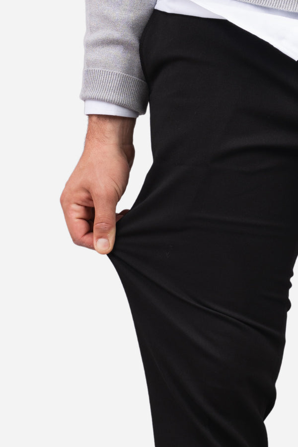 Dean Stretch Twill Dress Pants Black