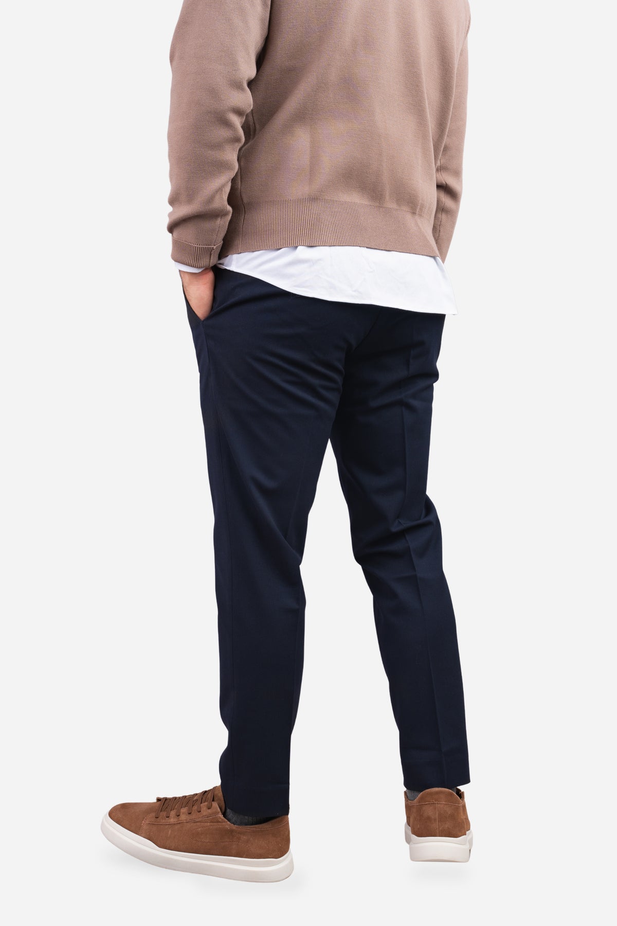 Dean Stretch Twill Dress Pants Navy