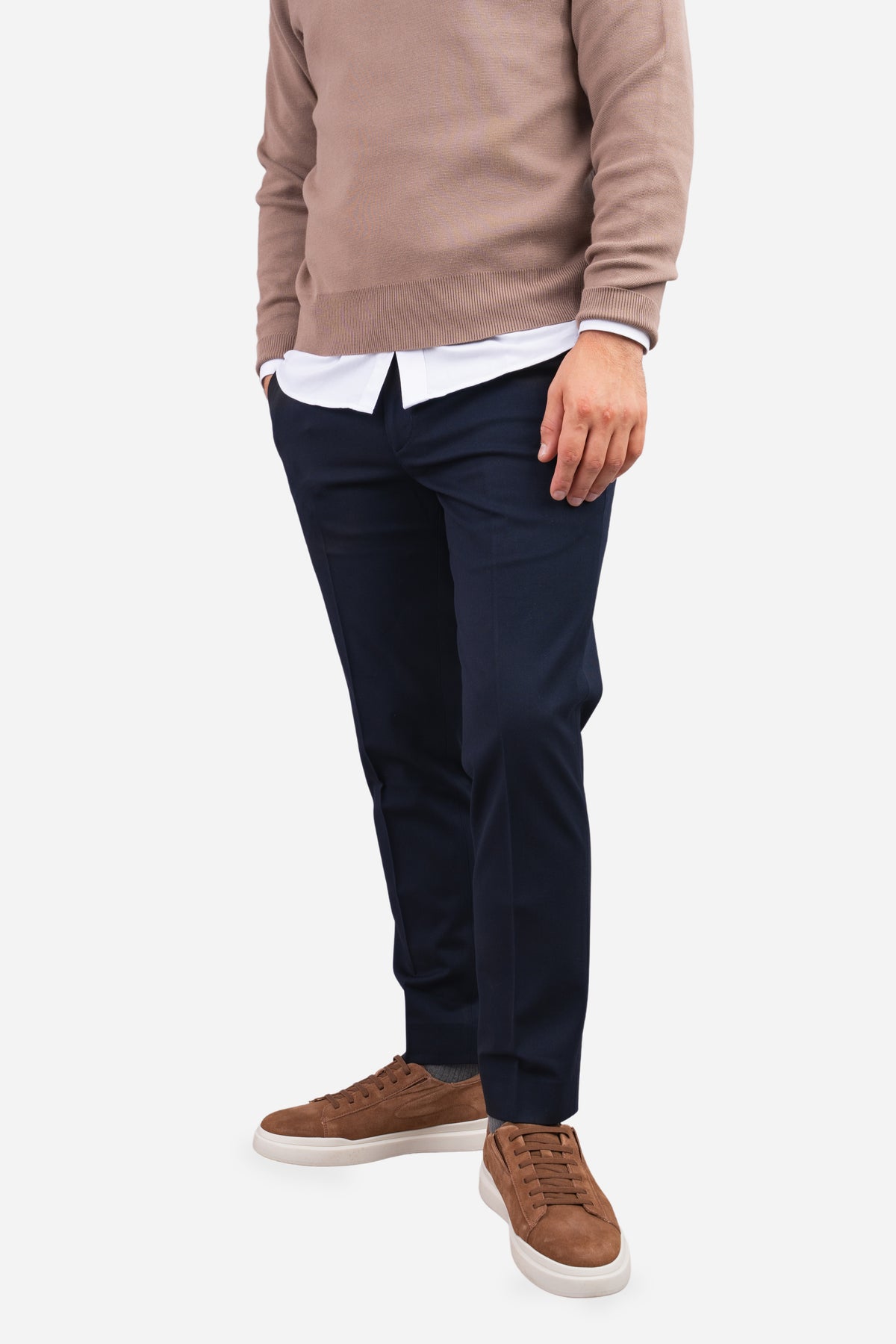 Dean Stretch Twill Dress Pants Navy