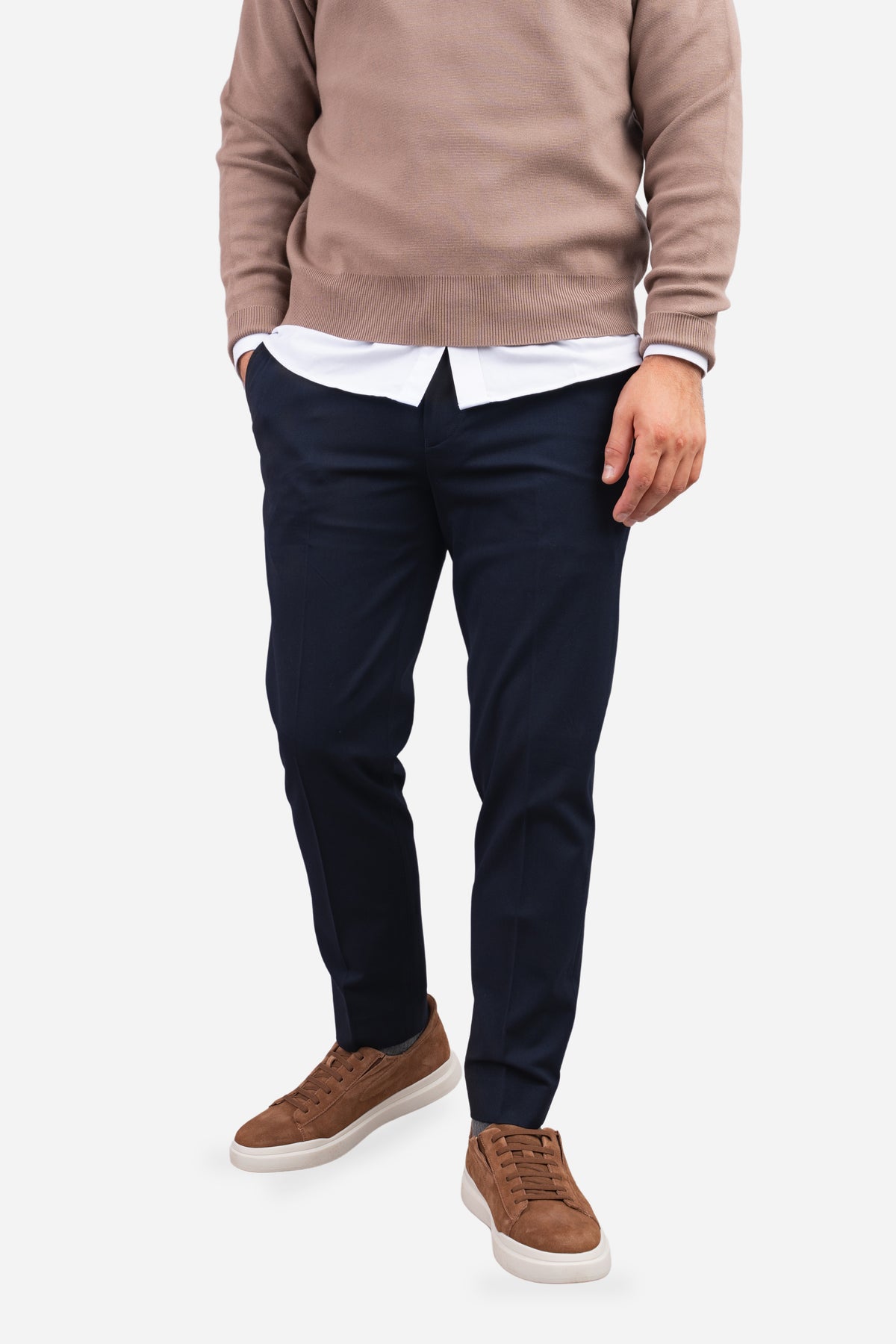 Dean Stretch Twill Dress Pants Navy