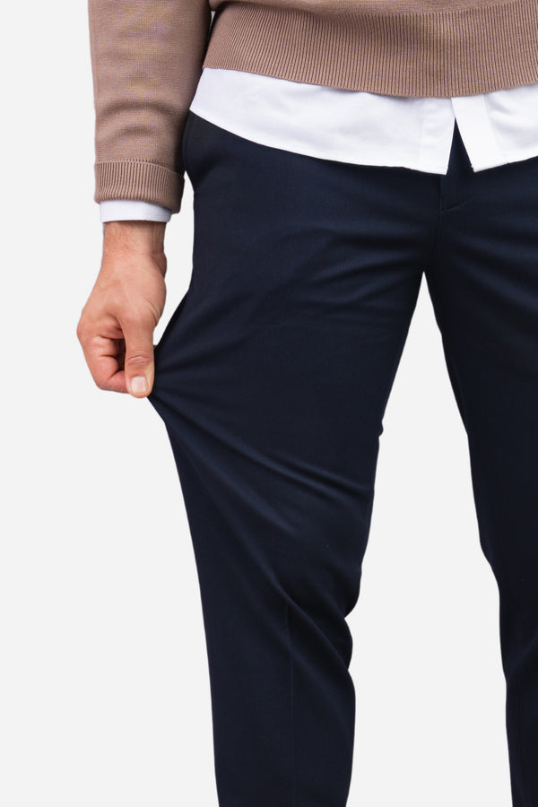 Dean Stretch Twill Dress Pants Navy