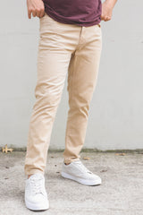 Garment Dyed Twill 5-P Pants Khaki