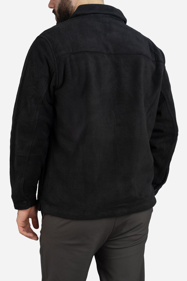 Fleece Overshirt Black