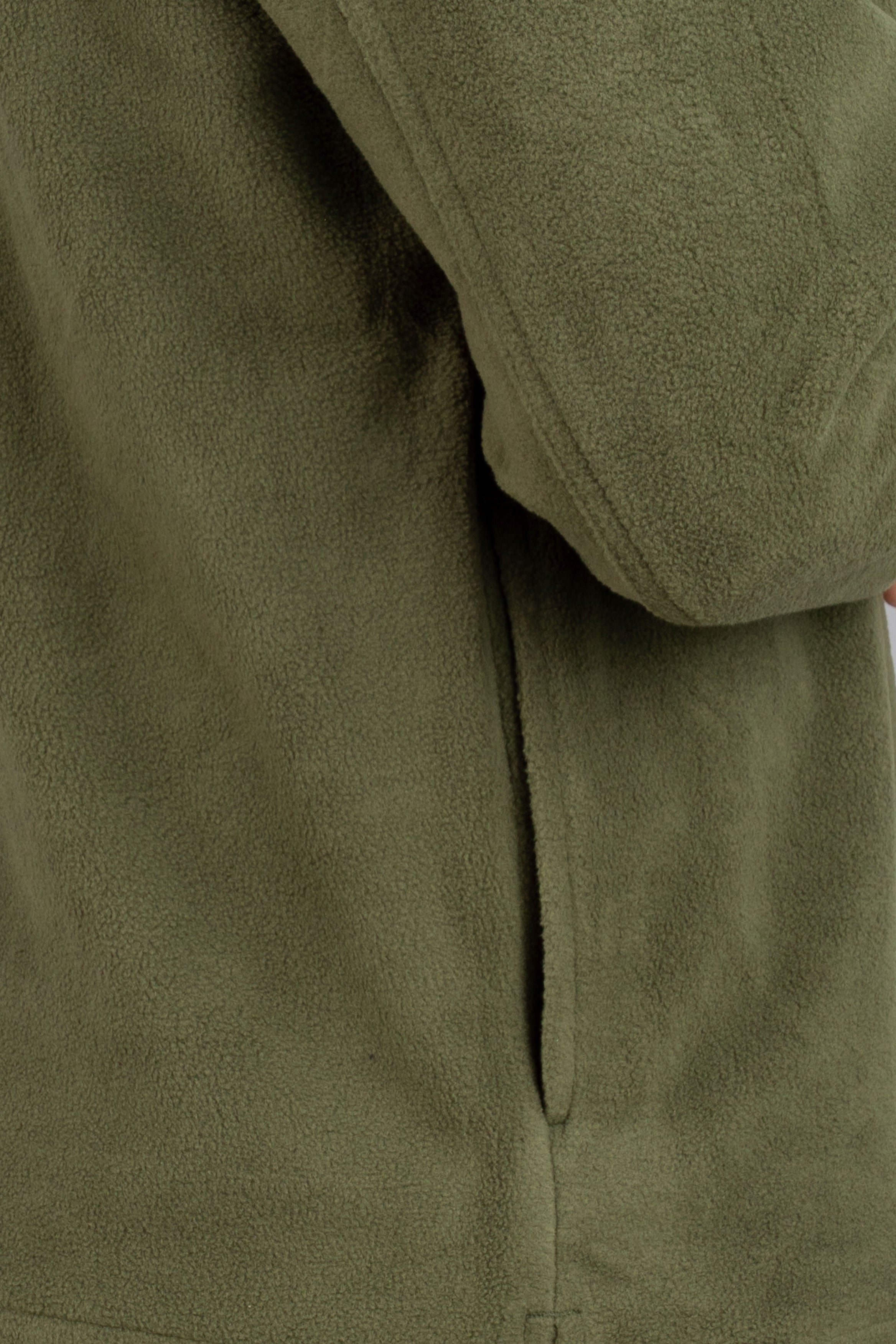 Fleece Overshirt Olive