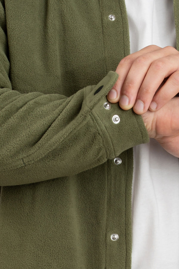 Fleece Overshirt Olive