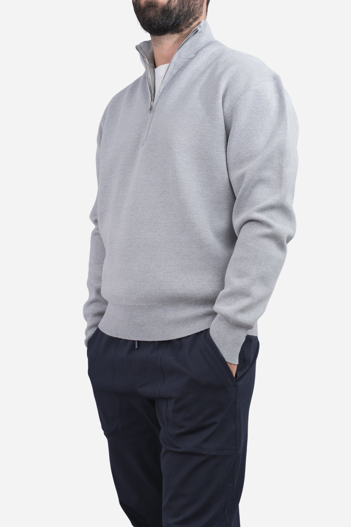 Hudson Half Zip Champion Gray