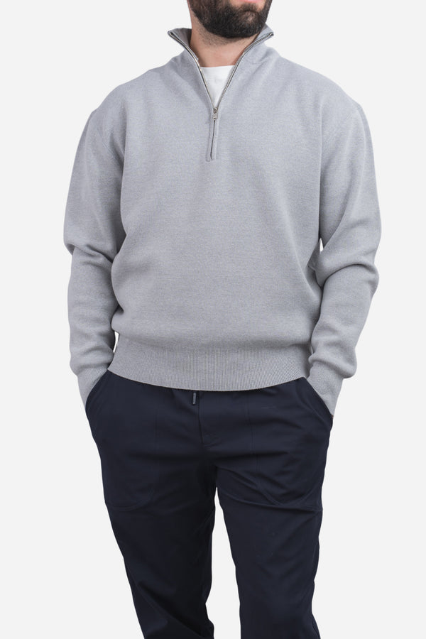 Hudson Half Zip Champion Gray