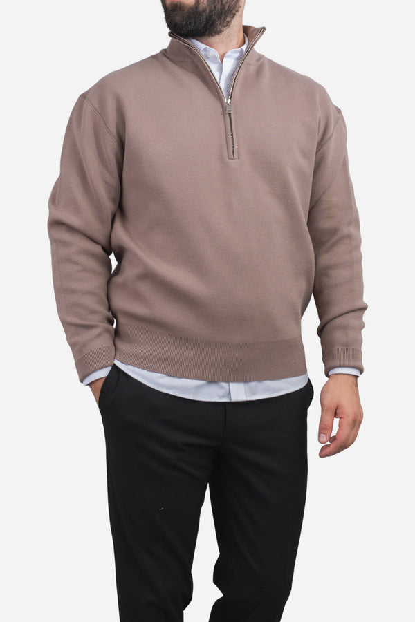 Hudson Half Zip Putty