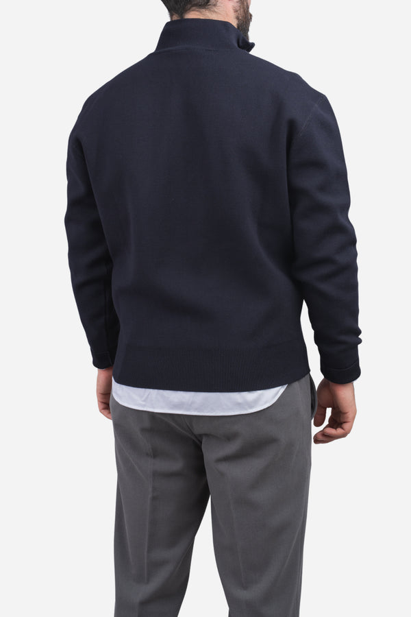 Hudson Half Zip Sapphire