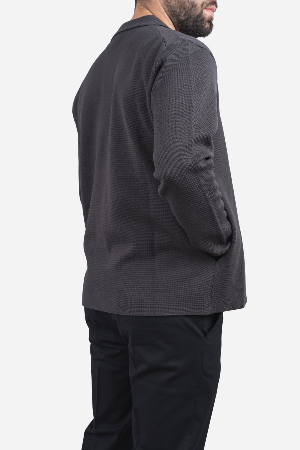 Hudson Shirt Cardigan Iron Gray