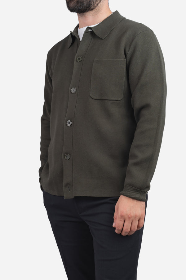 Hudson Shirt Cardigan Ivy