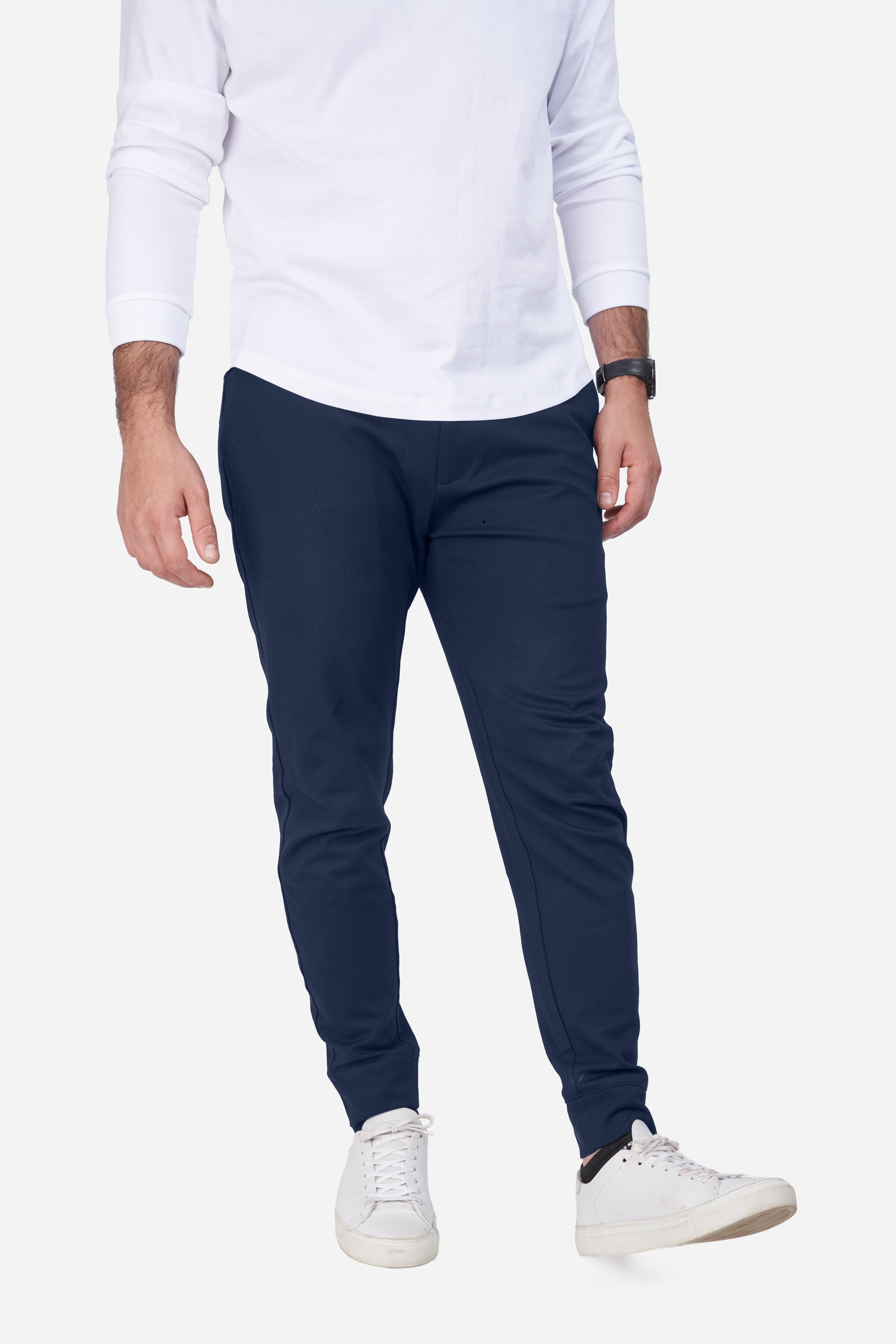IDEALSANXUN Men's Elastic Waist Jeans/Twill Casual Pants, Dark Blue, 32W x  28L : : Clothing, Shoes & Accessories