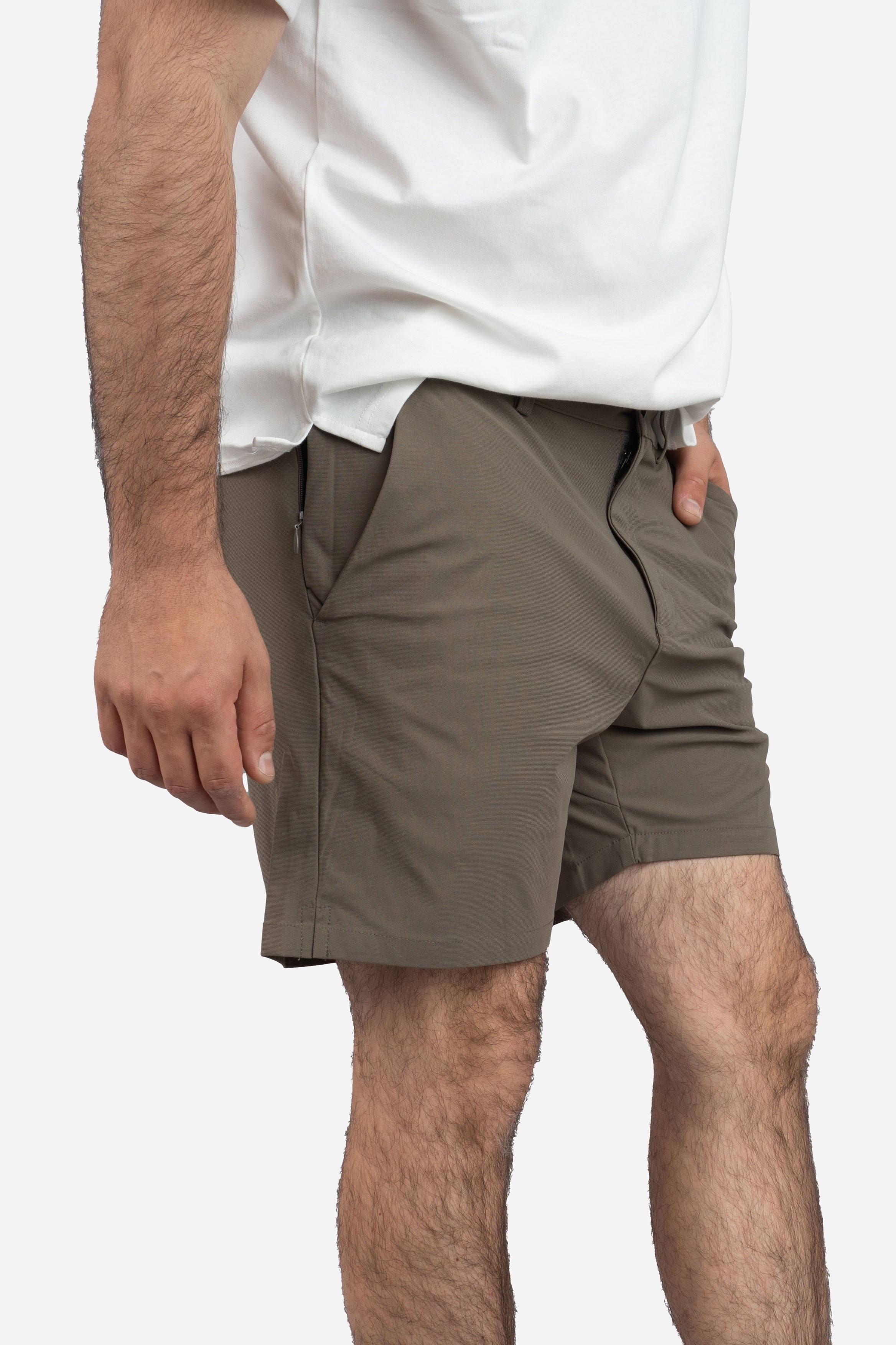Pace Performance Shorts Taupe