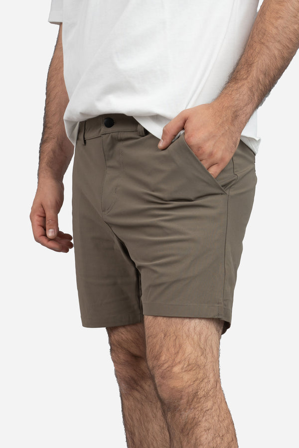 Pace Performance Shorts Taupe
