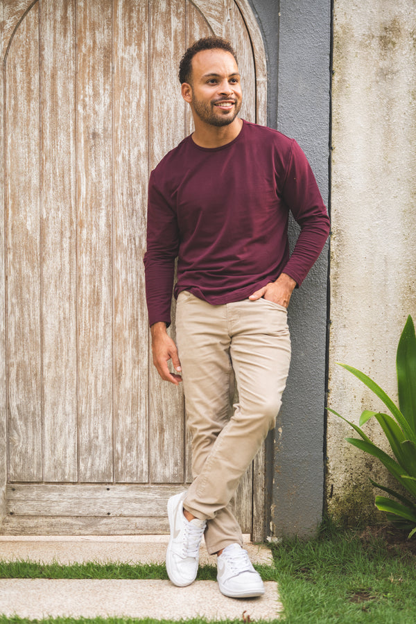 Stretch Cord 5 Pocket Pants Beige