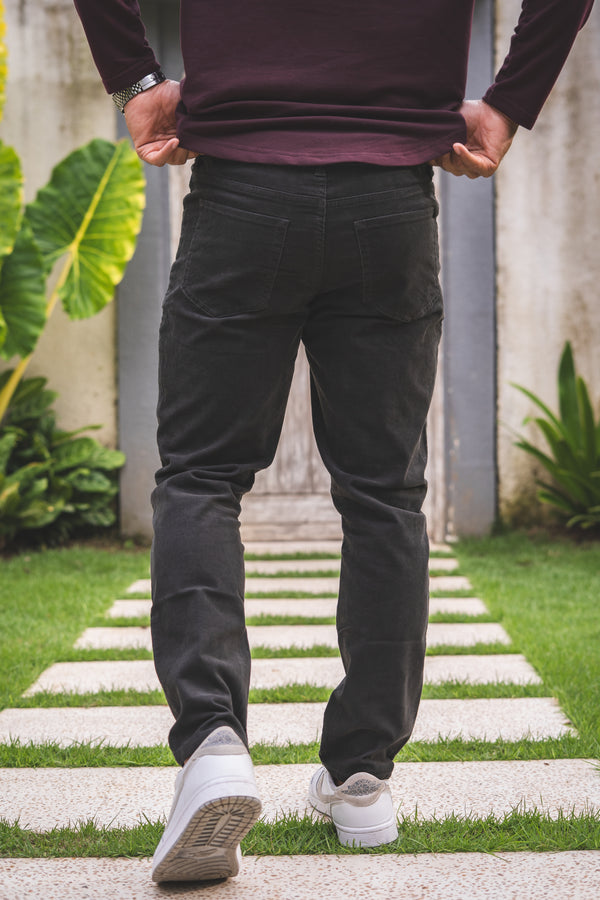 Stretch Cord 5 Pocket Pants Graphite