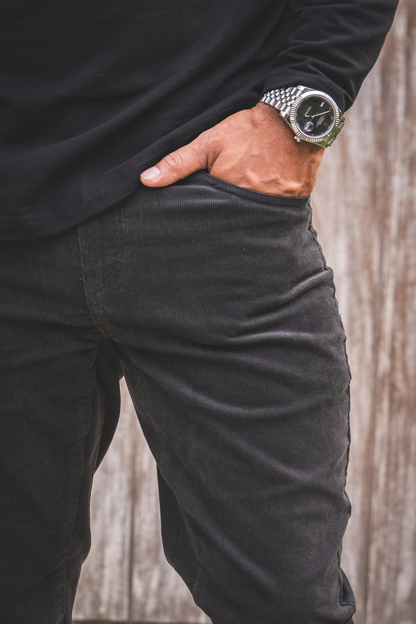 Stretch Cord 5 Pocket Pants Graphite
