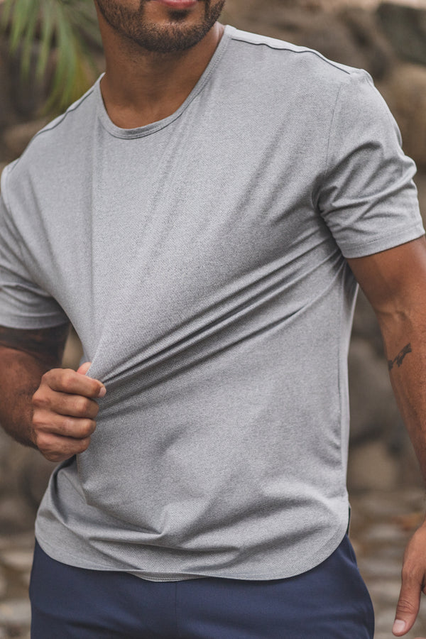 Running T-Shirt Light Gray