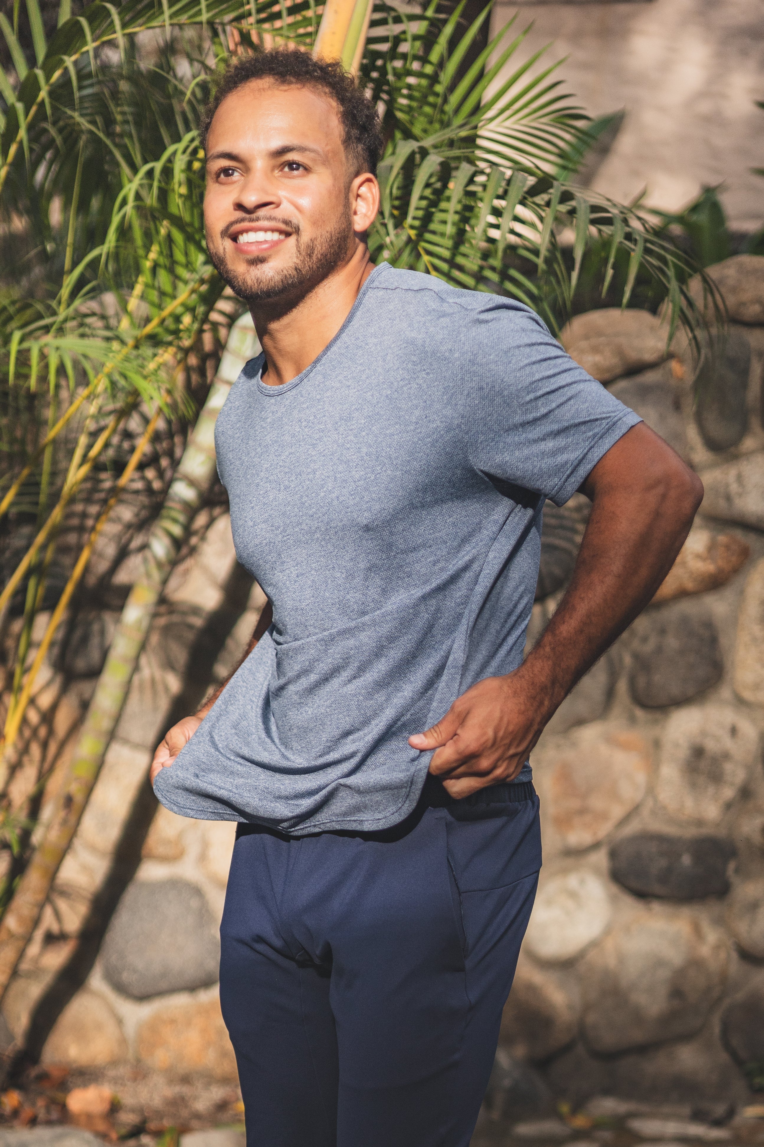 Running T-Shirt Navy