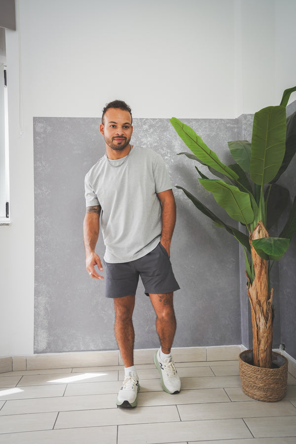 Running T-Shirt Light Gray