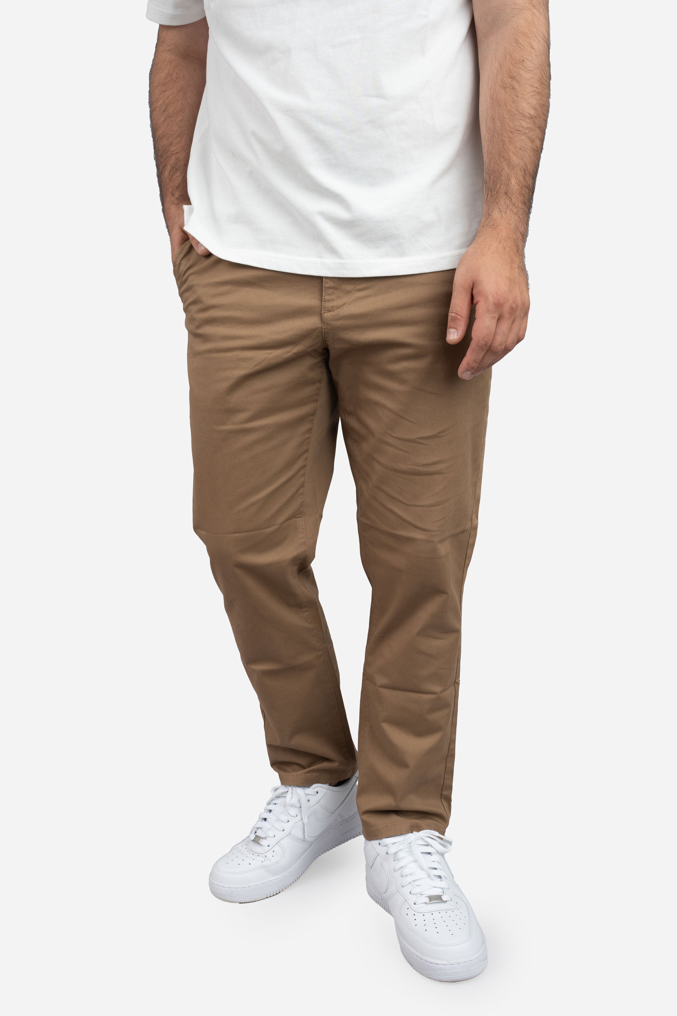 Straight Fit Core Stretch Chino Almond