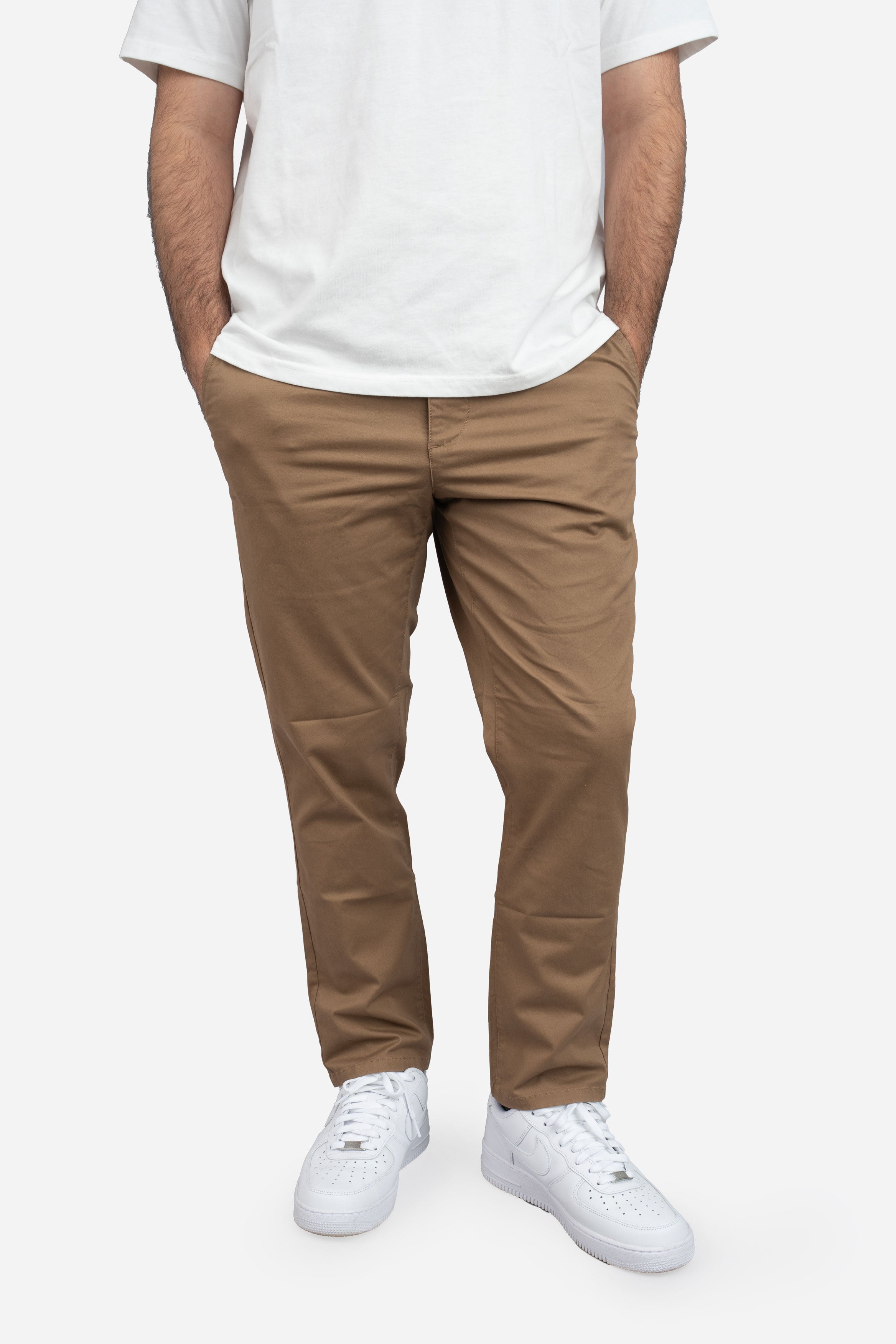 Straight Fit Core Stretch Chino Almond