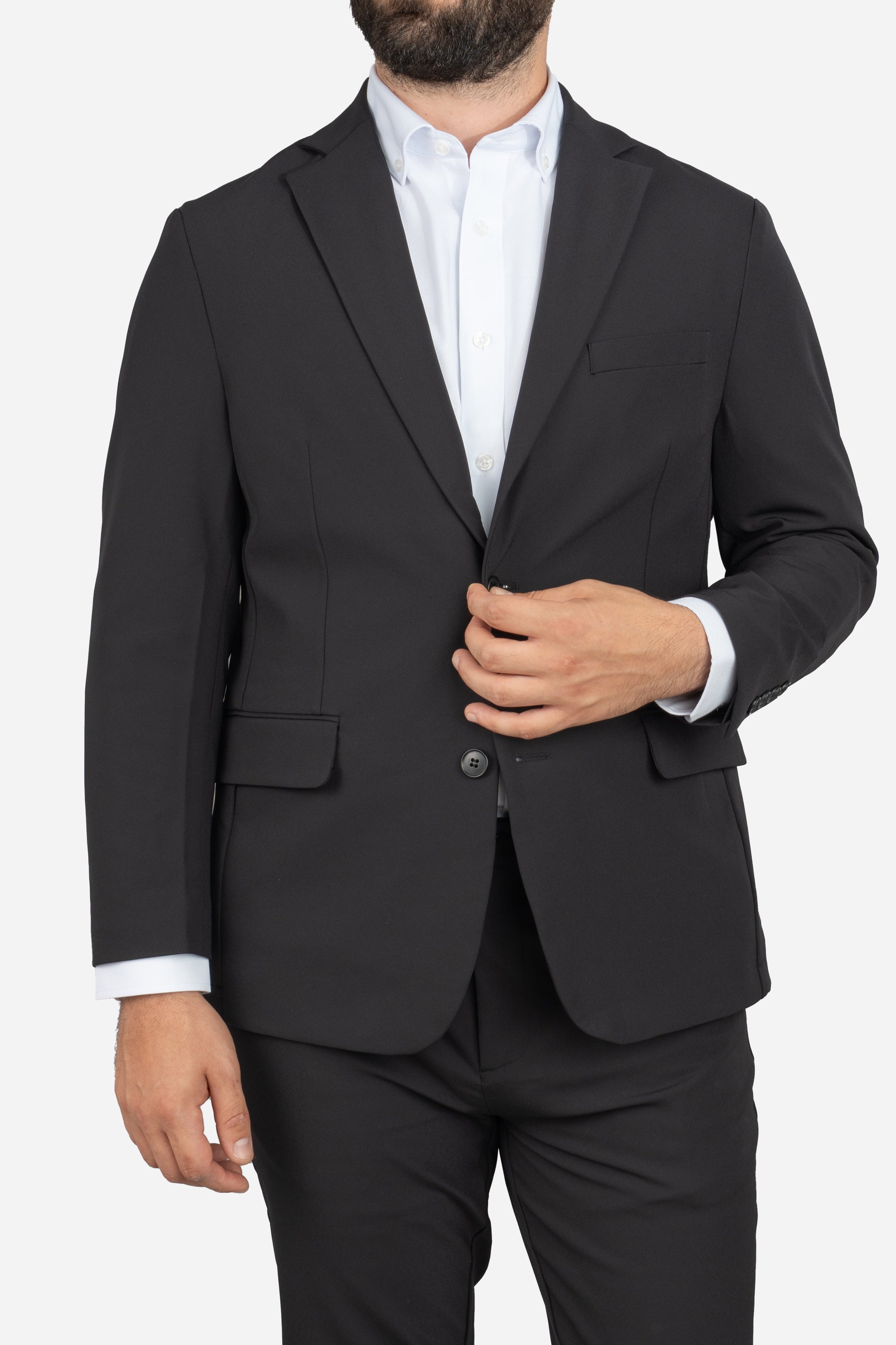Super Stretch Suit Jacket Black