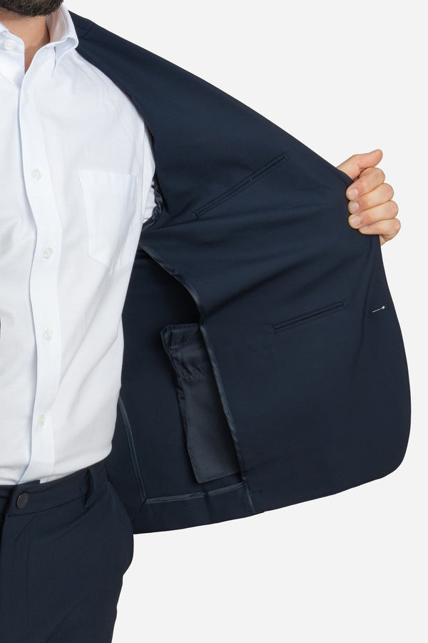 Super Stretch Suit Jacket Navy
