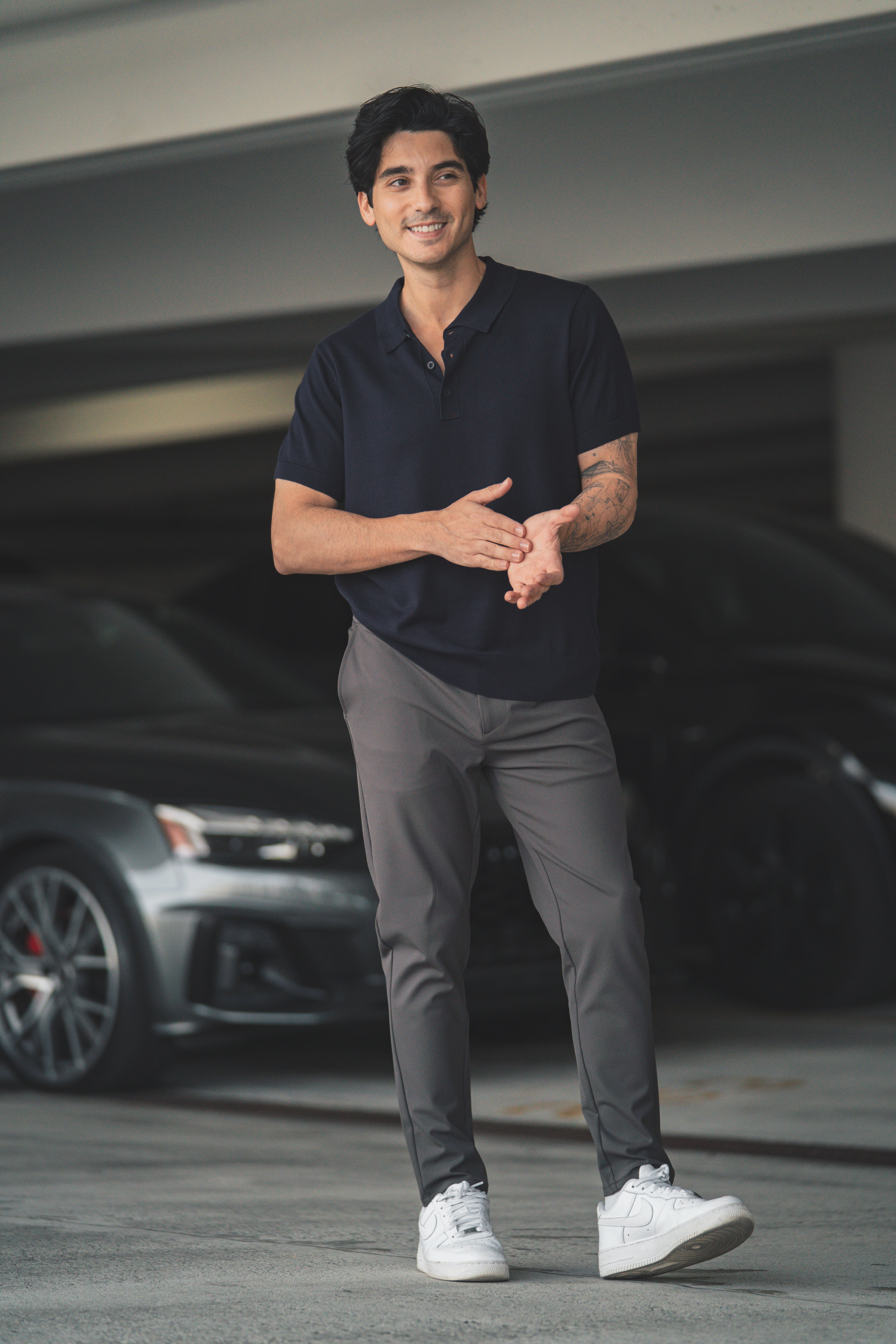 Super Stretch Performance Pants Charcoal