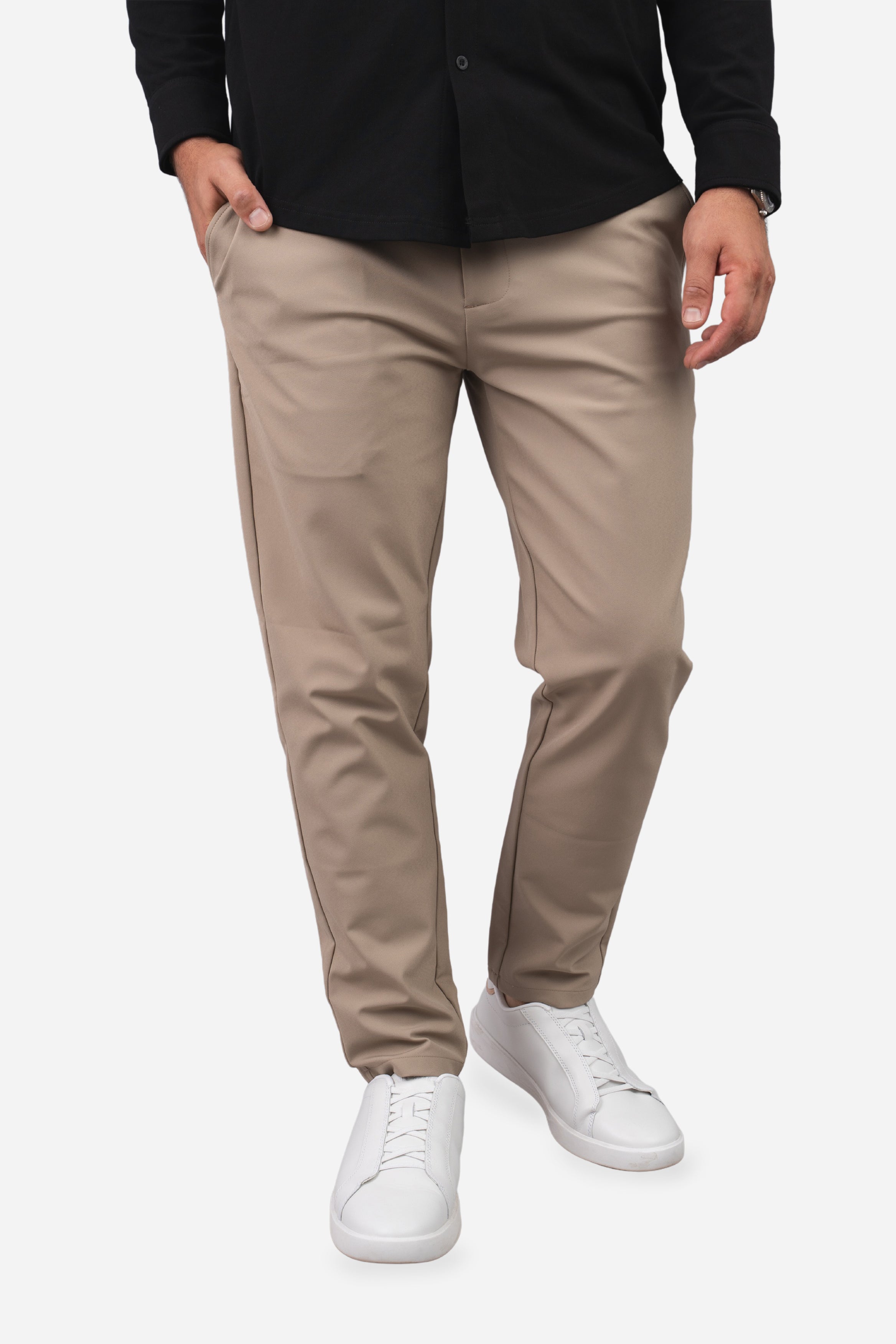 Super Stretch Performance Pants Taupe